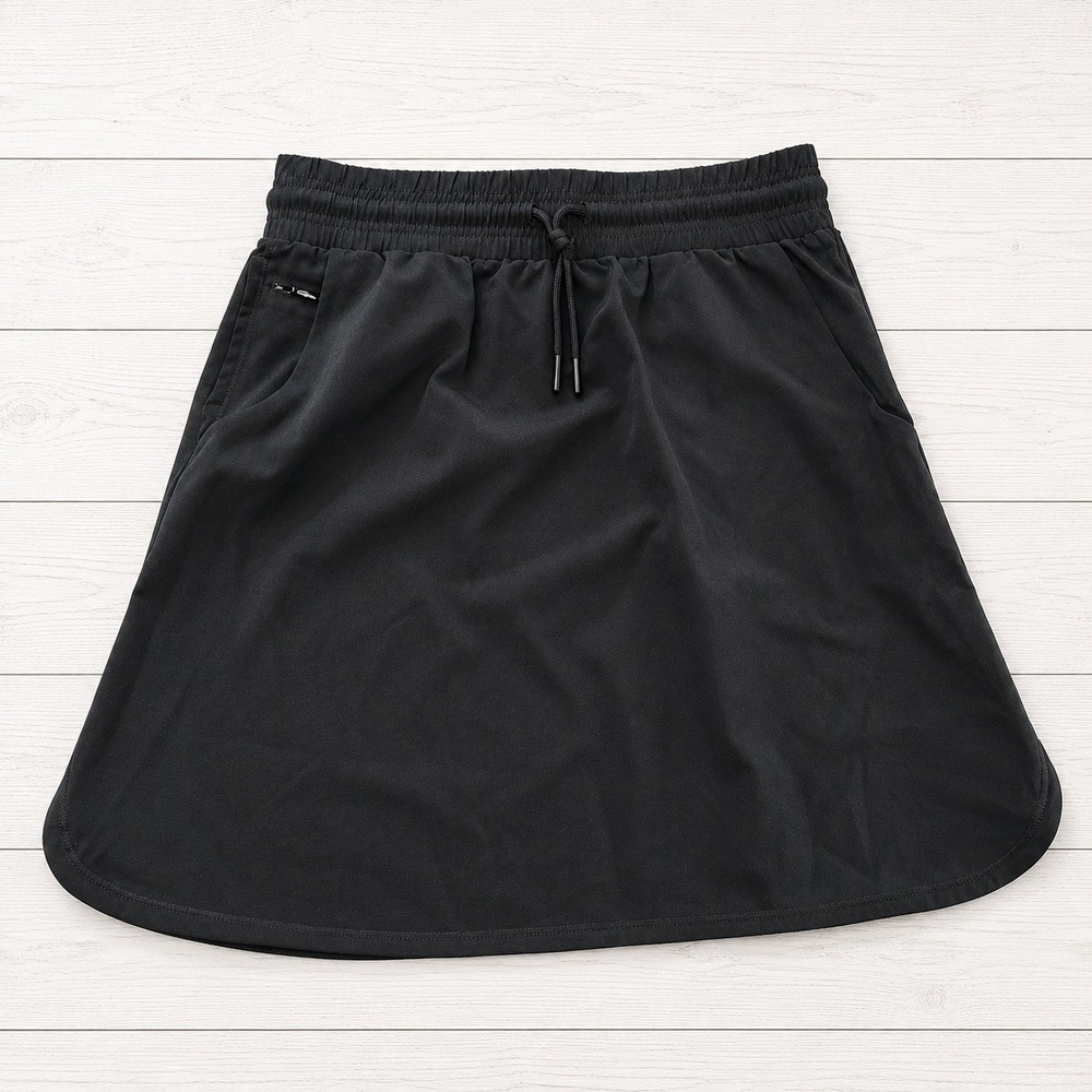 Mondetta‎ Outdoor Project Black Active Skort Womens XS Elastic Drawstring Waist